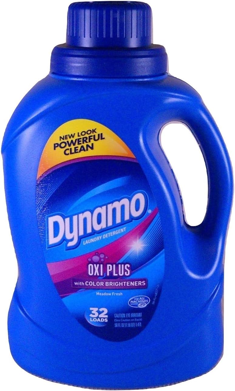 Dynamo Oxi Plus with Color Brighteners Meadow Fresh Laundry Detergent 50 oz