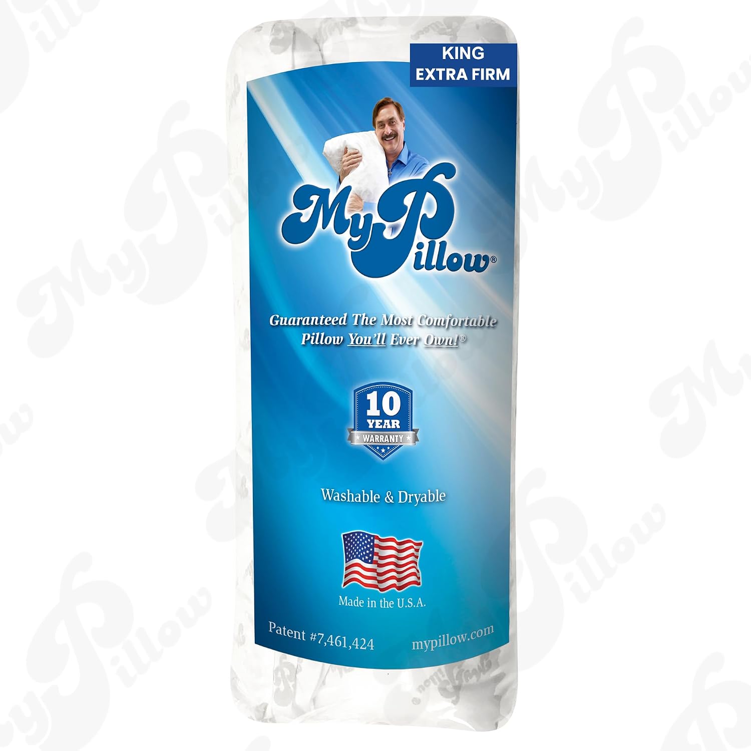 MyPillow Bedding Bed Pillows for Sleeping King Size, Gusseted for Back, Stomach or Side Sleepers - My Pillow Premium Pillow [King, Medium]