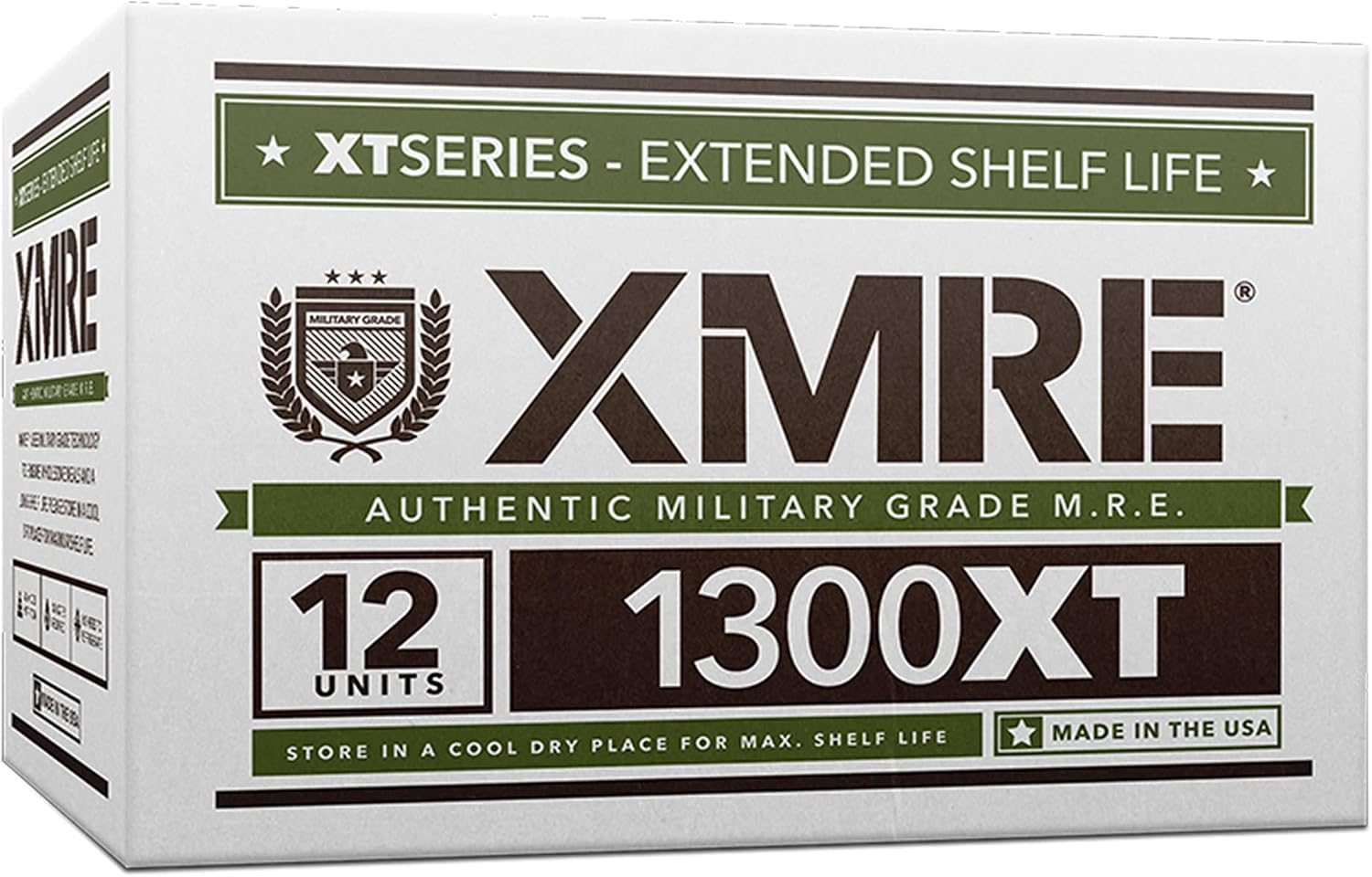 XMRE Meals 1300XT - 12 Case with Heaters (Meal Ready to Eat - Military Grade) | camping-freeze-dried-food