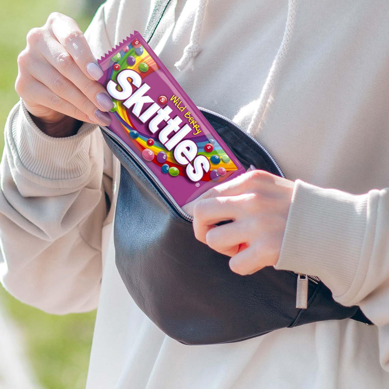 SKITTLES Wild Berry Chewy Candy, Full Size, Bulk Box, 36 Pack, 2.17 oz | Chewy wild berry fruity candy full size packs individually wrapped for movie nights, party favors, snacks, road trip, bulk