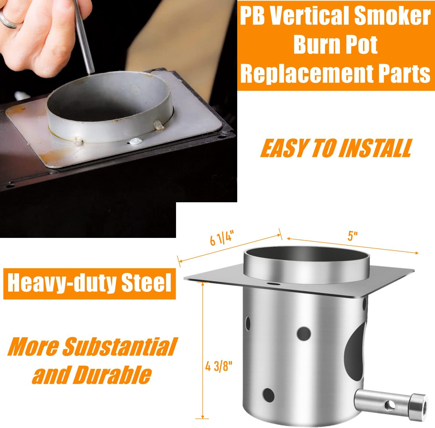 Upgrade Replacement Parts Kit for Pit Boss 3/4/5/7 Series Vertical Pellet Grill Smoker, Include Auger Motor 2.0 RPM, Induction Fan