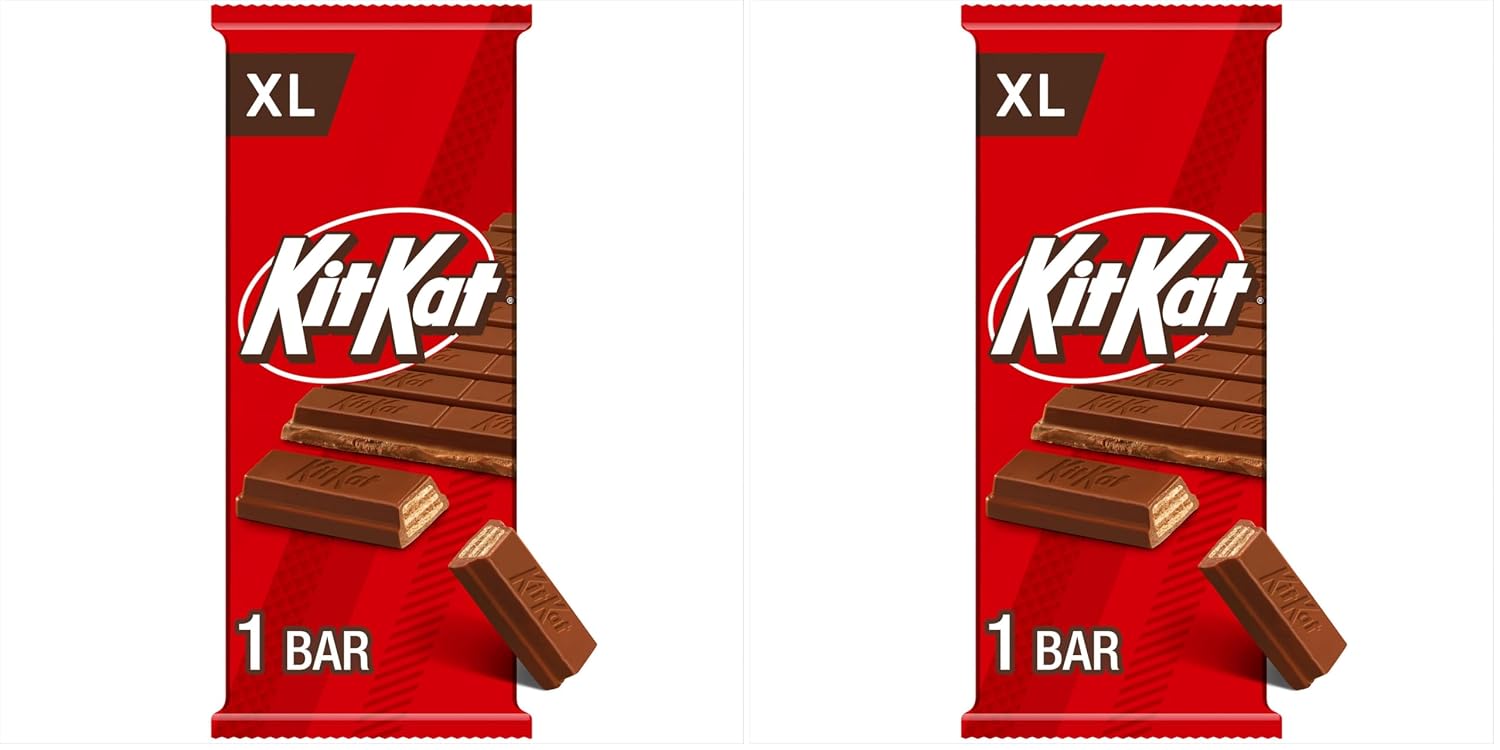 KIT KAT Milk Chocolate Wafer XL, Candy Bar, 4.3 oz (10 Pieces)