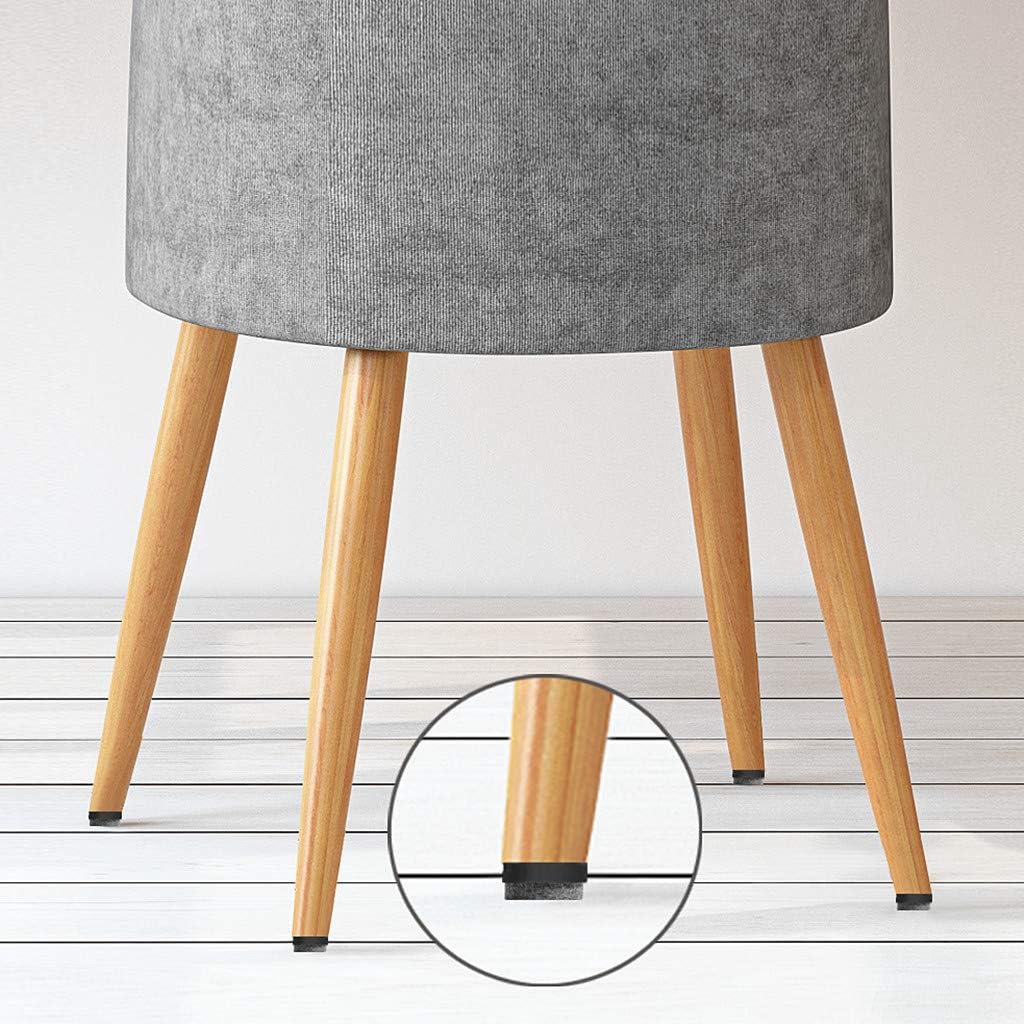 40pcs Screw-on Furniture Felt Pad Chair Glide Slider Hardwood Floor Protector for Wooden Leg Feet of Chair Table Furniture(Φ20mm or 0.8";Brown)