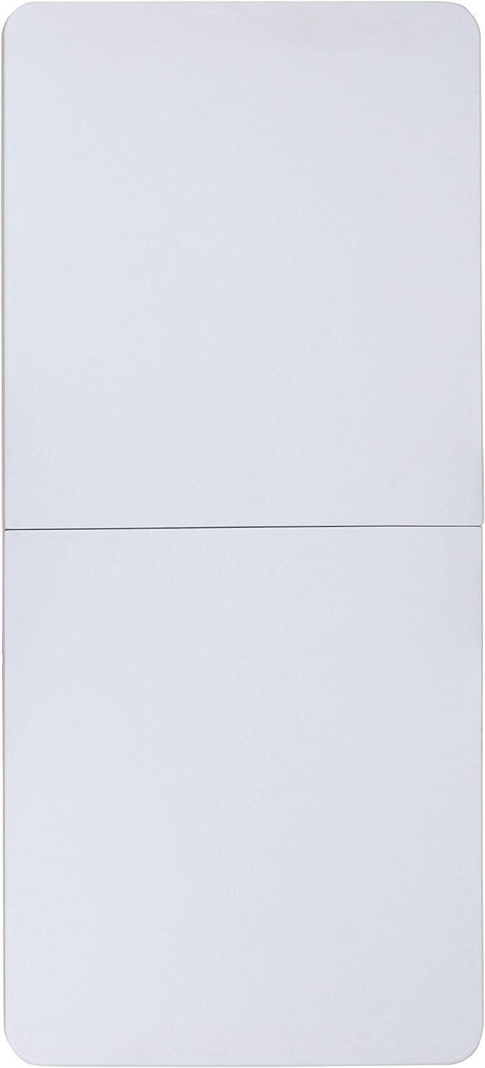 BizChair 5-Foot Height Adjustable Bi-Fold Granite White Plastic Banquet and Event Folding Table with Carrying Handle