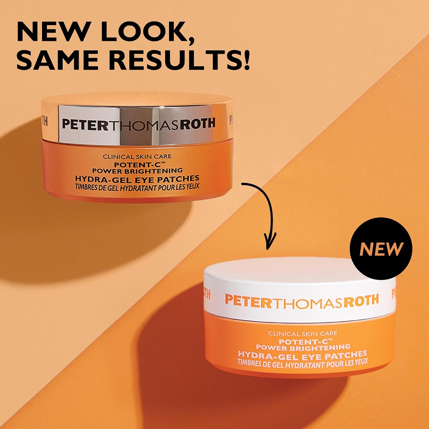 Peter Thomas Roth | Potent-C™ Power Brightening Hydra-Gel Eye Patches | Eye Mask Patches for Under-Eye Bags and Fine Lines | Brightens The Look of