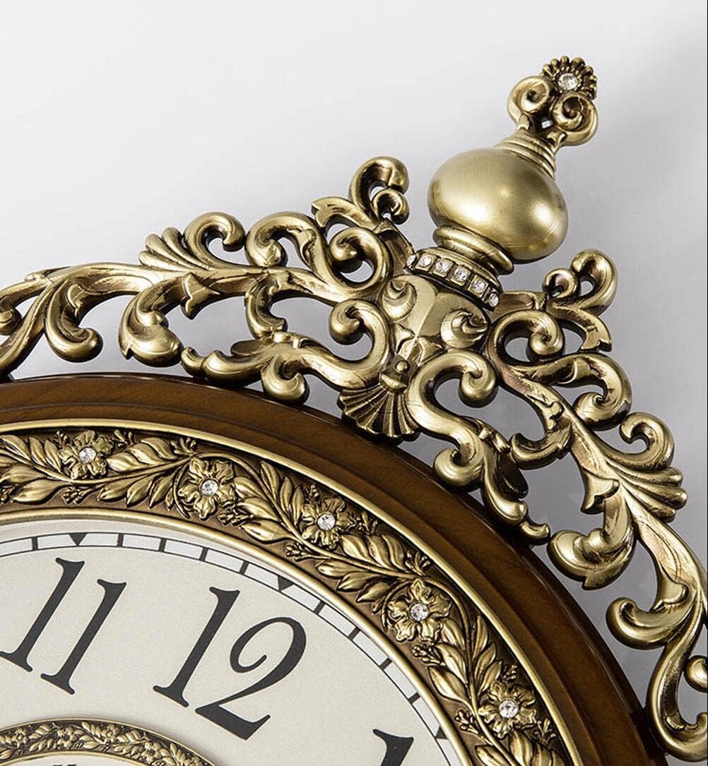 SHISEDECO 29.5" Large Vintage Antique Grandfather Pendulum Wall Clock, Blue