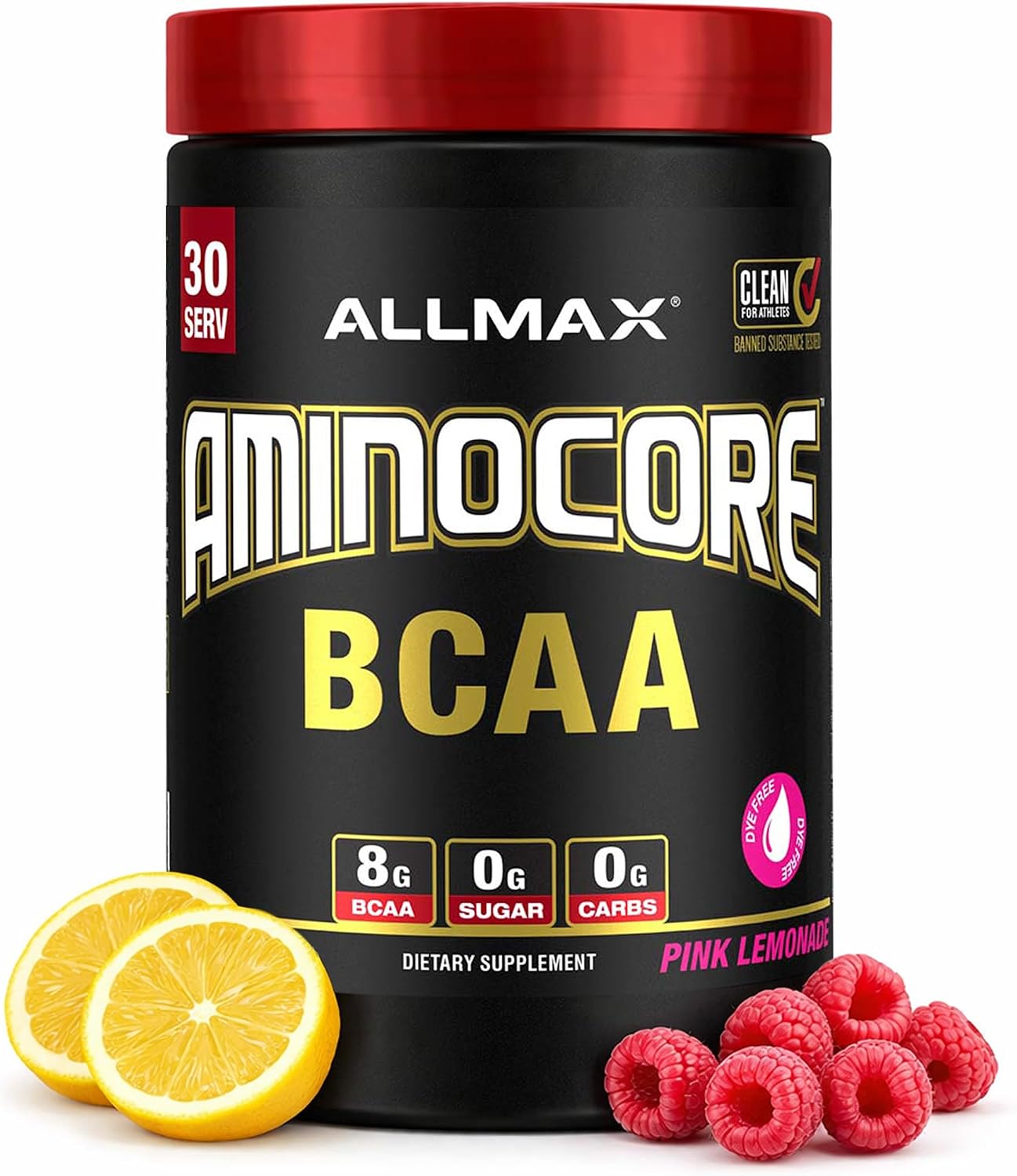 ALLMAX AMINOCORE BCAA Powder, Watermelon, 90 Servings, 1035 g