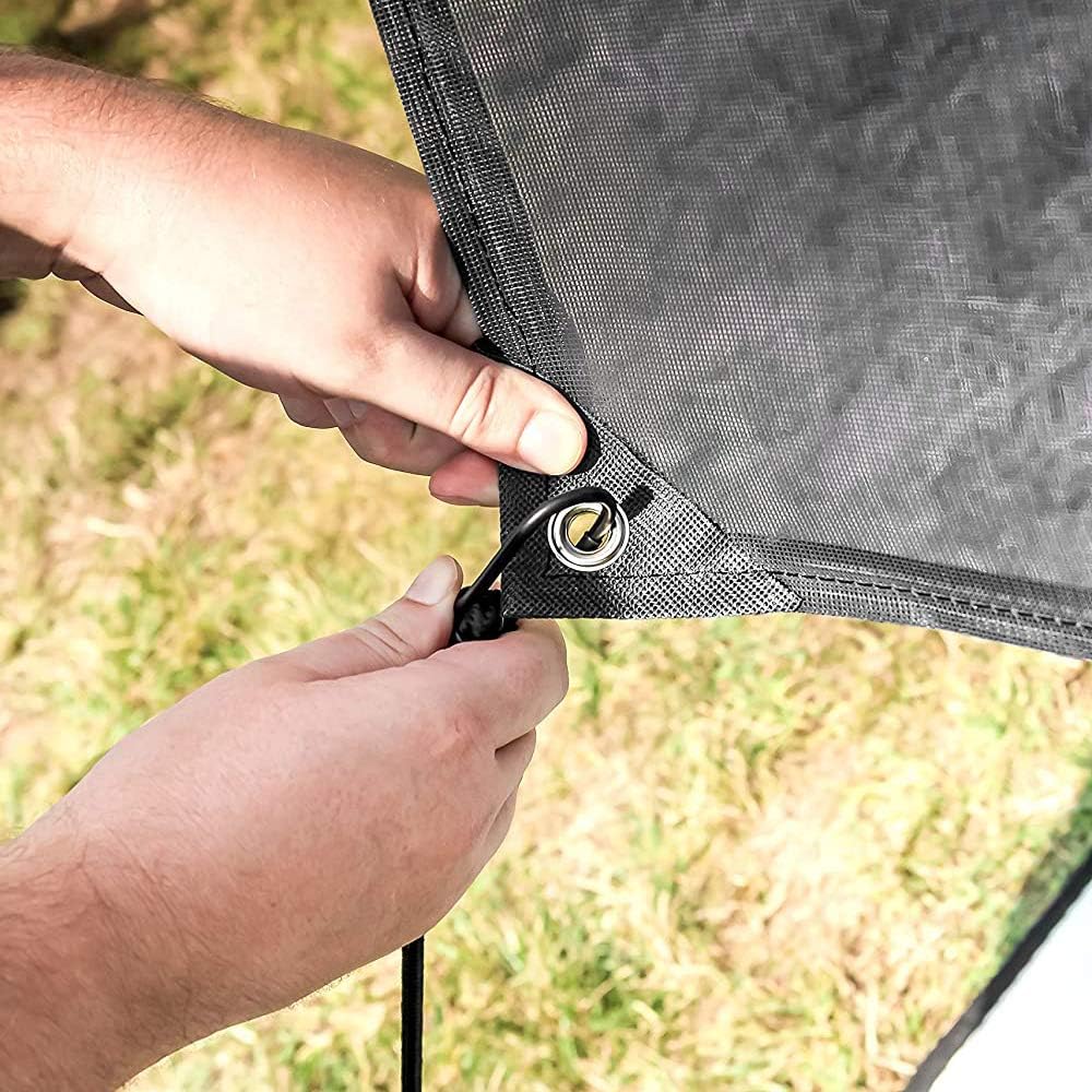 Camco RV Awning Shade Kit | Features Mesh Fabric, Retractable, and Measures 54-Inches x 180-Inches (51457)