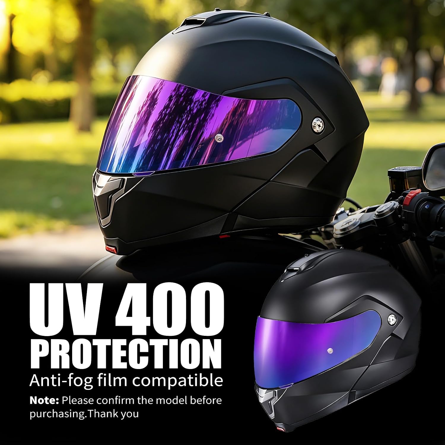 VCOROS C91 Helmet Shield for HJ-17 C90 C91N CL-MAX 2 IS-MAX BT SY-MAX 3 | UV400 Protection,Tinted Face Shield for HJ-17 C90 C91N CL-MAX 2 IS-MAX BT SY-MAX 3 IS-MAX 2 CL-MAX 3 Visor Replacement