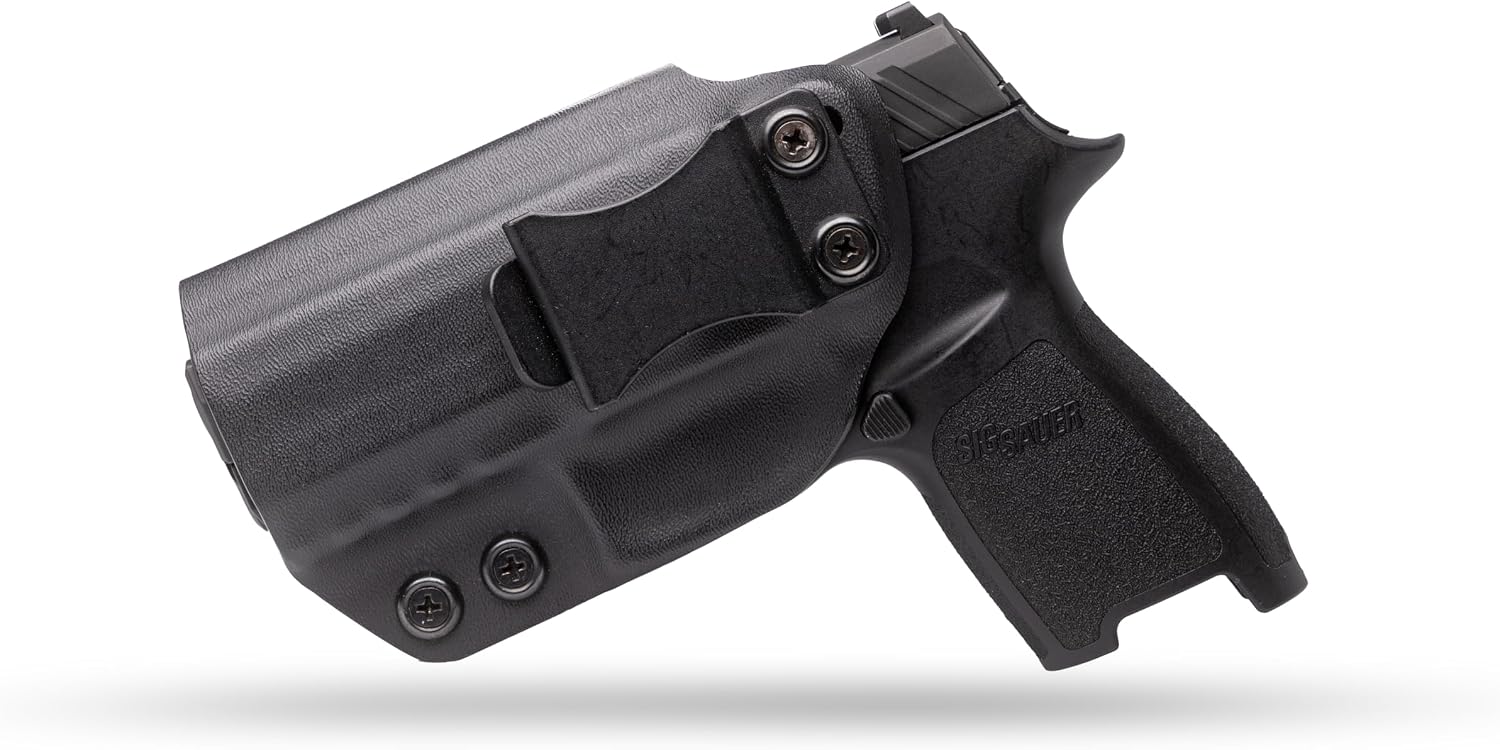 IWB Kydex Holster for Inside Waistband Carry – Adjustable Cant & Retention – Over 200+ Models Available, Glock, Sig Sauer, CZ, FN, Smith & Wesson, Springfield, TTI & More
