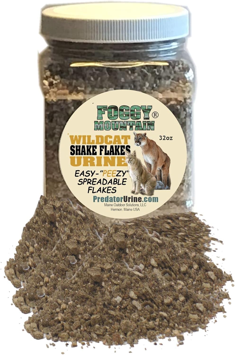 Urine Shake Flakes Natural Predator Scent Outdoor