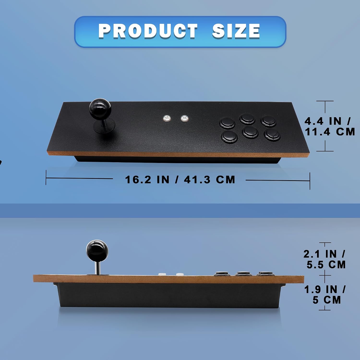IntecGaming Switch Fighting Stick for Arcade1Up'S Digital Pinball - Expand Your arcade 1up Pinball Games, Play Your Switch on The Pinball