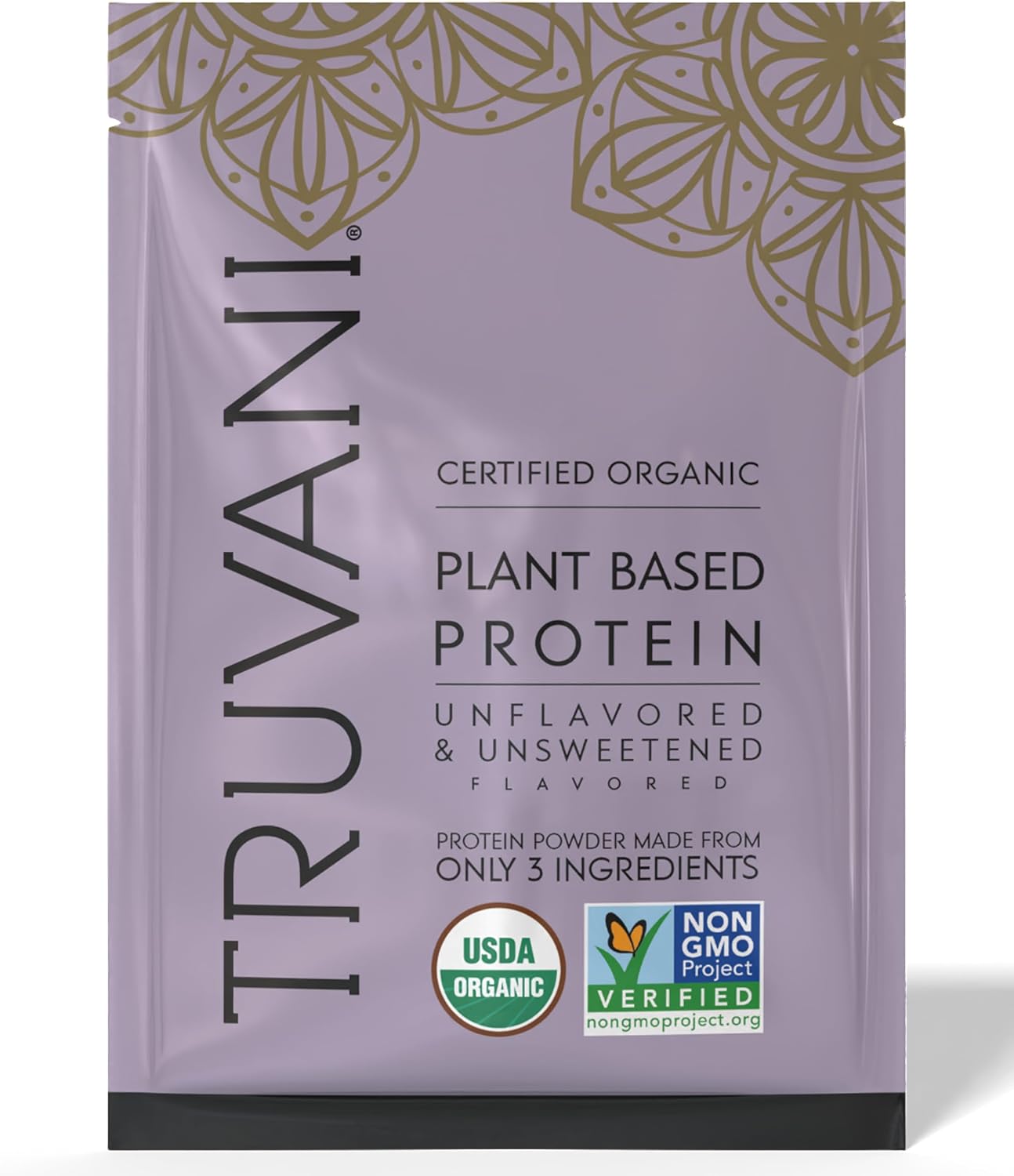 Truvani Organic Plant Based Protein Powder | Chocolate | 1 Serving