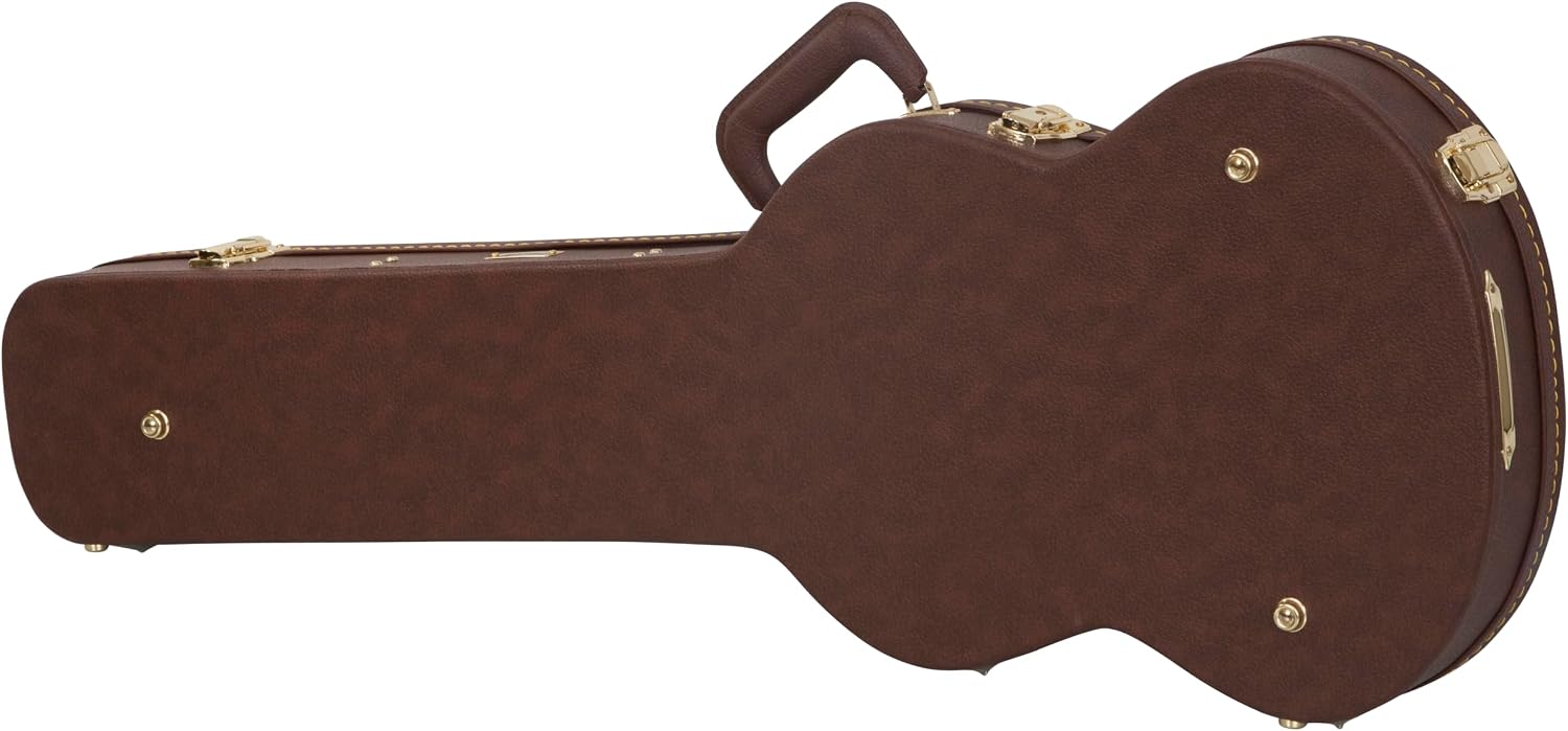 Gator Cases Deluxe Wood Case for SG Electric Guitars; Brown Exterior (GW-SG-BROWN)