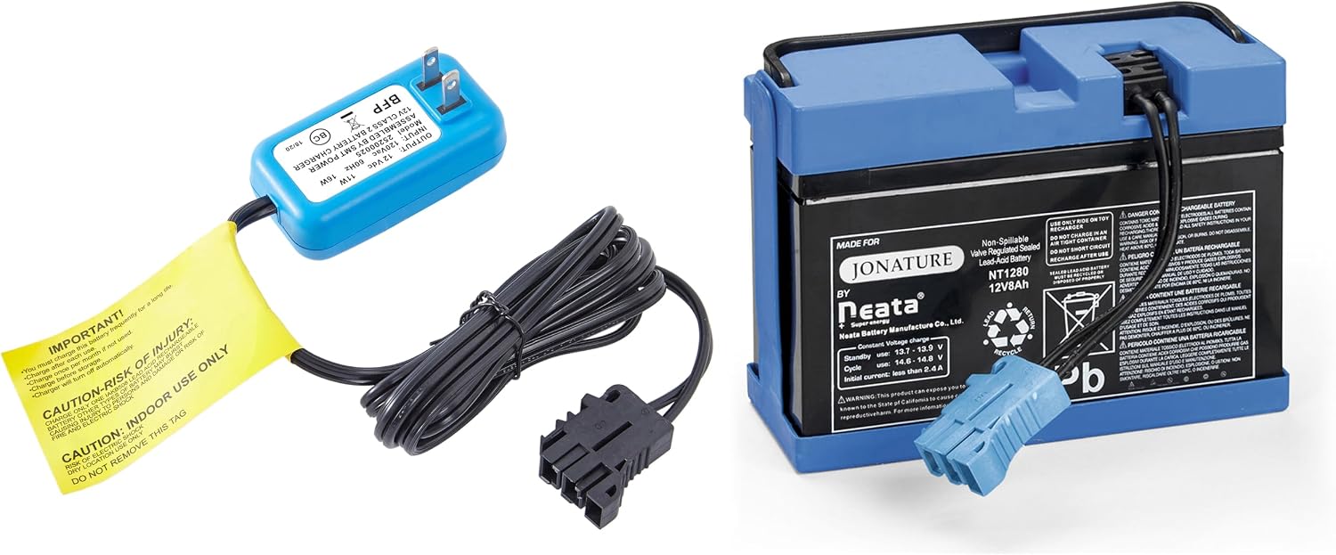 12V 8AH and Charger Combo Kit for Peg Perego for John-Deere for Ground Force Tractor Ground Loader Construction Loader for Dual Force for Ducati GP