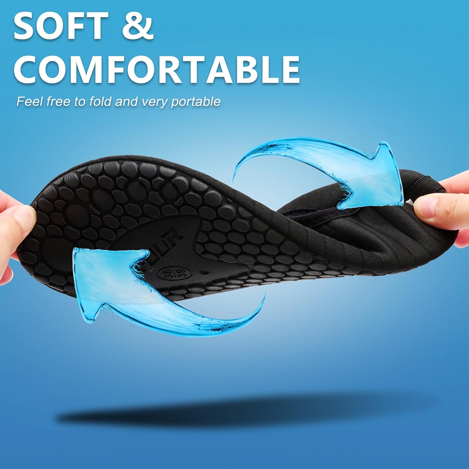 VIFUUR Water Shoes for Men Women Barefoot Quick Dry Aqua Socks Slip On | Lightweight, Breathable Upper, Flexible Sole, Drainage Design, Easy Slip-On Fit for Water Activities
