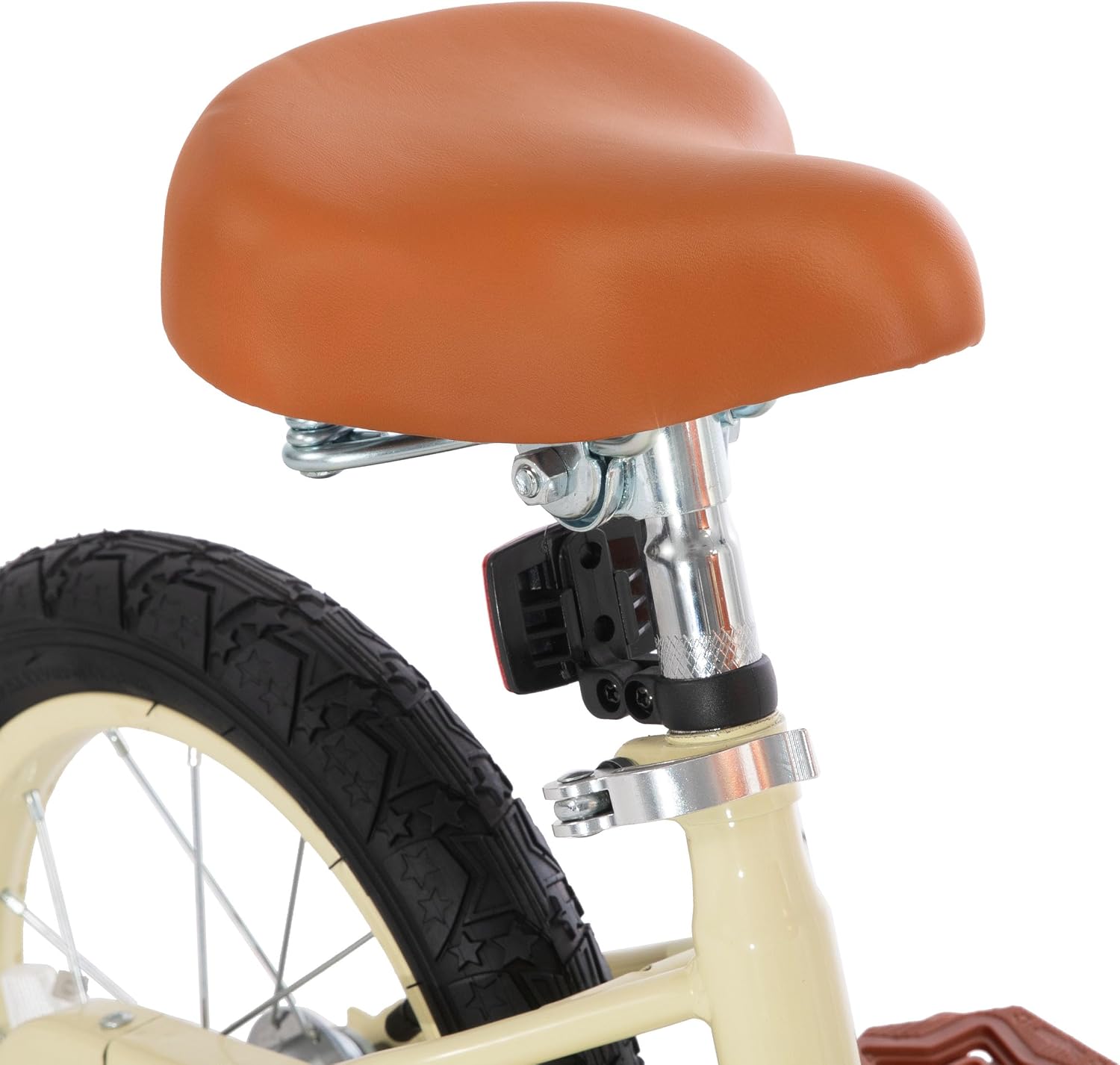 JOYSTAR 12-16" Vintage Kids Bike Ages 2-7Y, Training Wheels/Basket