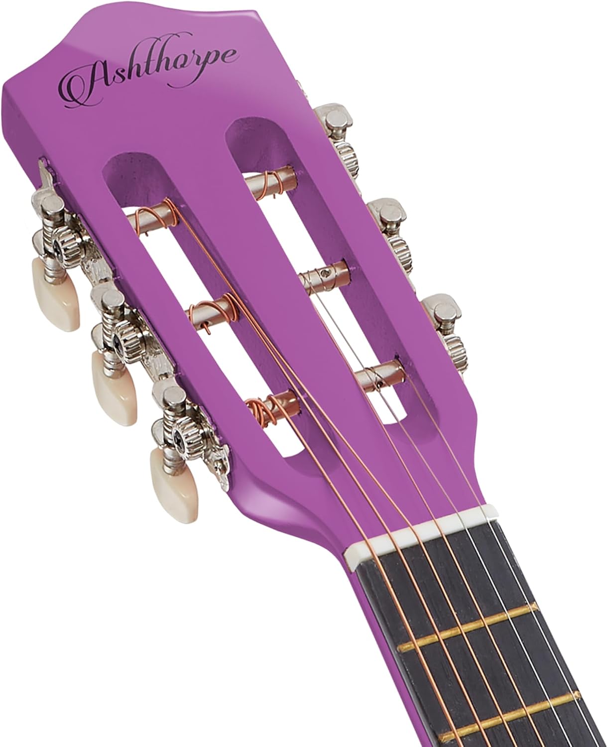 Ashthorpe 38-inch Beginner Acoustic Guitar (Red), Starter Kit with Gig Bag, Extra Strings, Strap, Picks, and Lessons