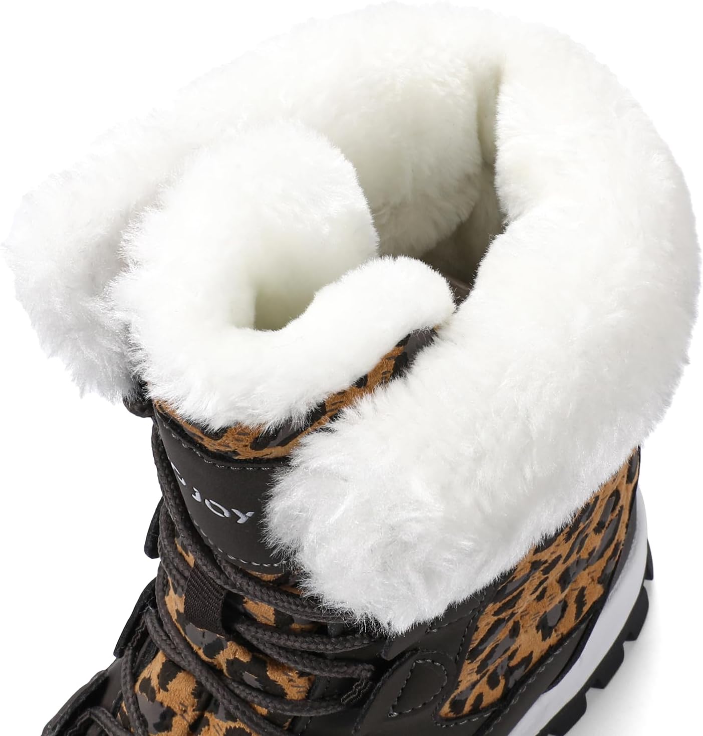 COOJOY Womens Waterproof Winter Snow Boots Warm Shoes Furry Mid Calf Lightweight Walking Hiking Booties