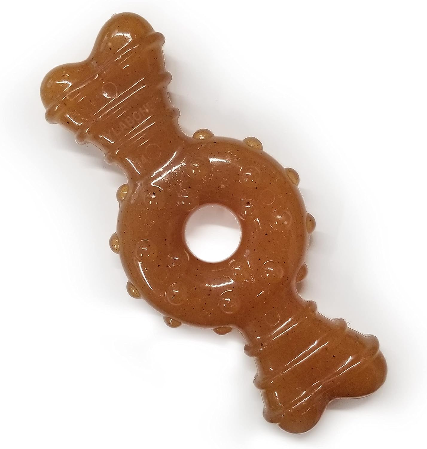 Nylabone Puppy Chew Teething Ring Bone Dog Toy, Chicken Flavor, X-Small | Soothing teething toys for puppies, puppy enrichment, & teething relief, freezable for added comfort, dogs up to 15 lbs