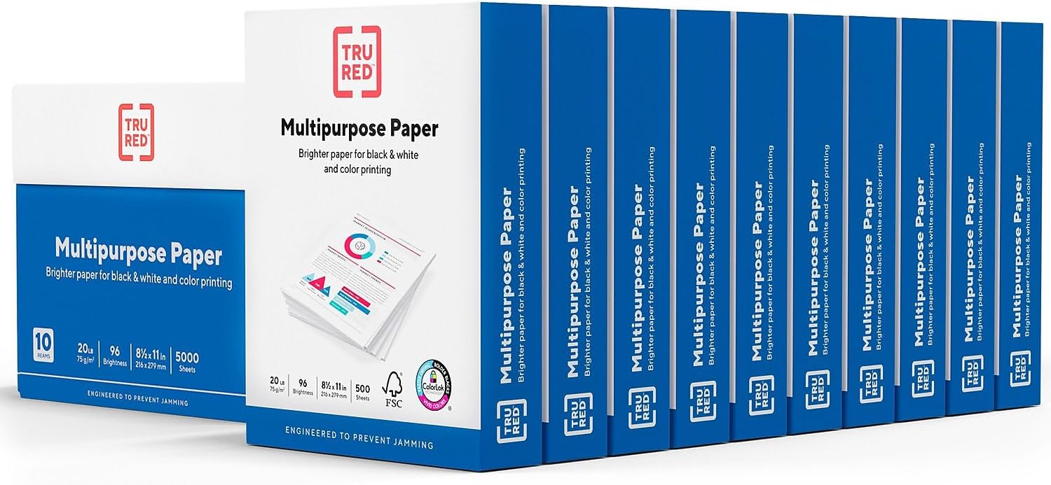Staples 11-Inch X 17-Inch Multipurpose Paper 20 Lbs. 96 Brightness 500/Ream