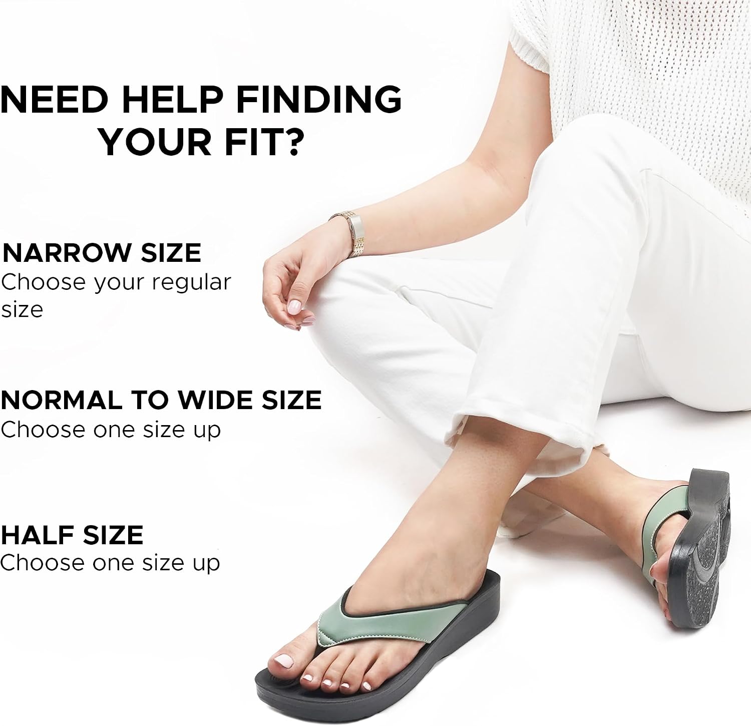 AEROTHOTIC Comfortable Arch Support Flip Flops for Women Orthotic Sandals