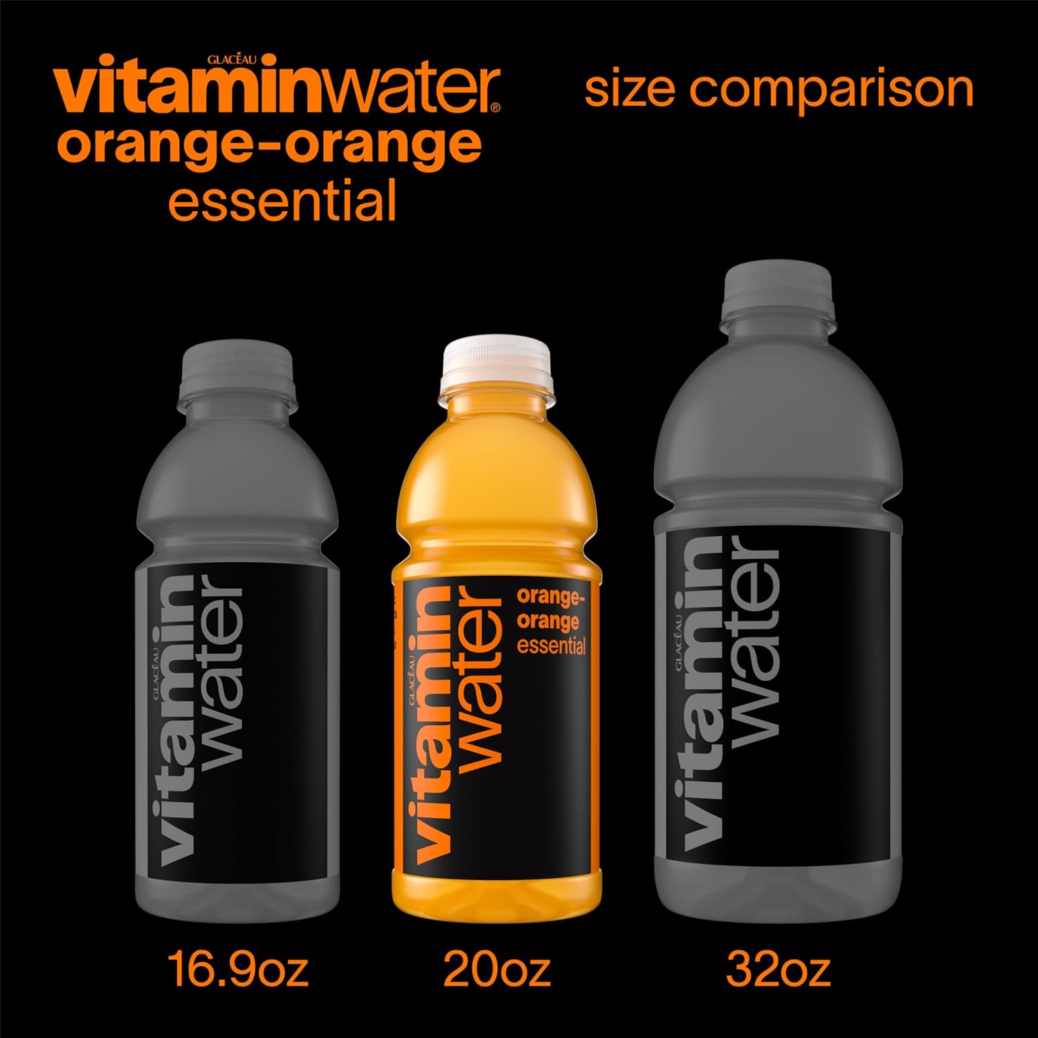 vitaminwater Refresh Tropical Mango, Flavored Water Beverage Bottles, 20 fl oz, 12 Pack