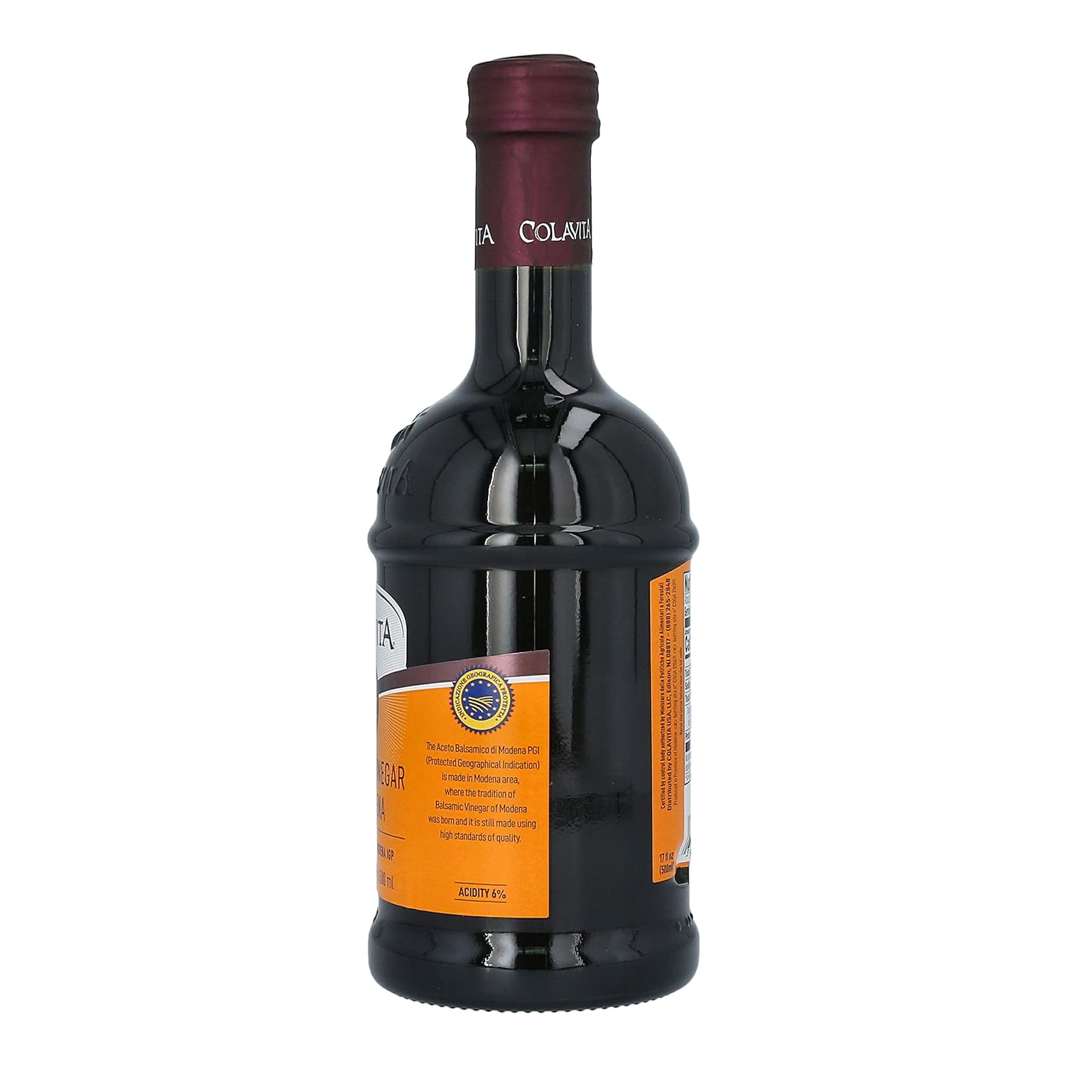 Colavita White Balsamic Vinegar, 17 Fl Oz (Pack of 6)