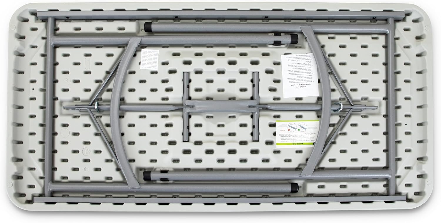 OEF Furnishings OEFBT2448 Utility Series Heavy-Duty Premium Commercial-Grade Indoor/Outdoor Folding Table (24 x 48 in, Rectangular