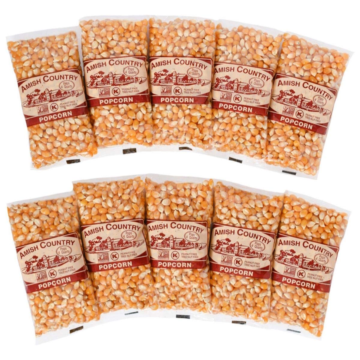 Amish Country Popcorn | 6 lb Bag | Mushroom Popcorn Kernels | Old Fashioned, Non-GMO and Gluten Free (Mushroom - 6 lb Bag)