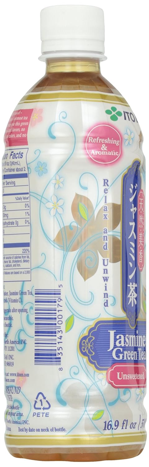 Ito En Tea Oi Ocha Green Tea, Unsweetened, 16.9 Ounce (Pack of 12)
