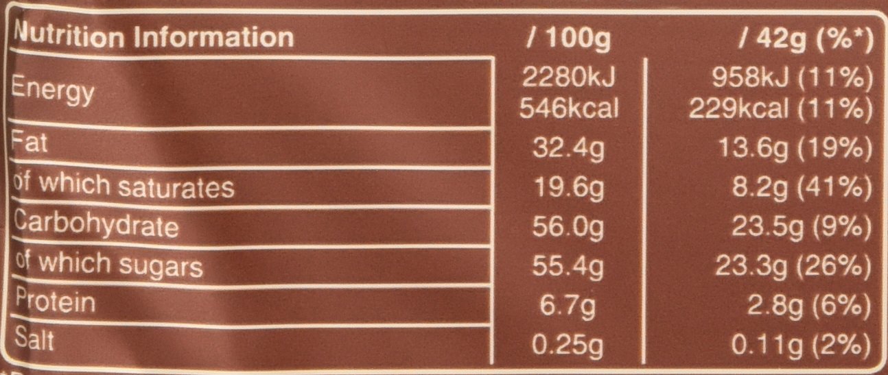 Galaxy Smooth Milk Chocolate 42g (Pack of 4)