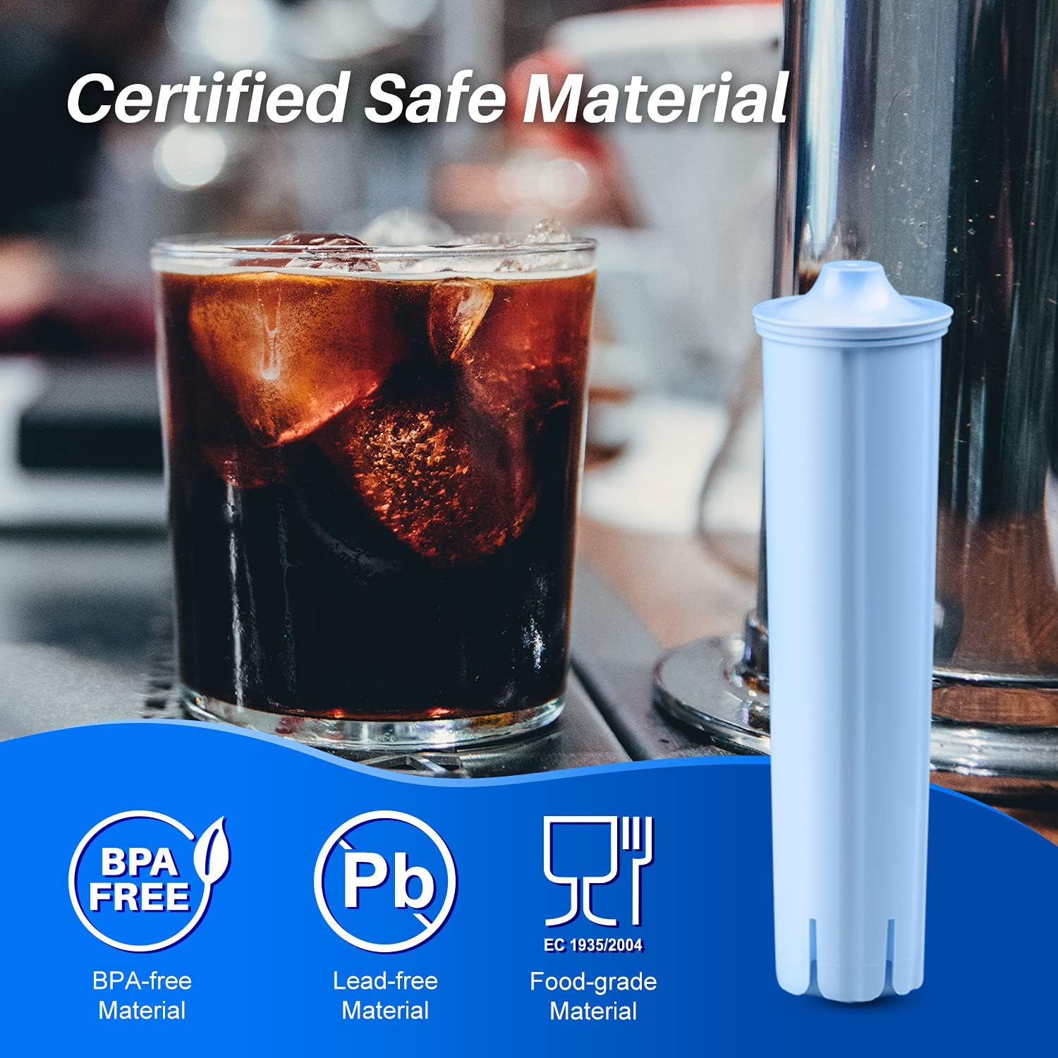 ICEPURE Jura Clearyl Blue, Compatible Coffee Machines Water Filter Cartridge - Replaces Jura Blue Filters