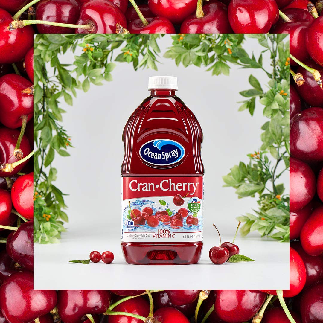 Ocean Spray® Cran-Apple™ Juice Drink, 64 Ounce Bottle, 8 Count | Ocean Spray® Cran-Apple™ Juice Drink, Made with Real Fruit Juice, 64 Fluid Ounce Bottle