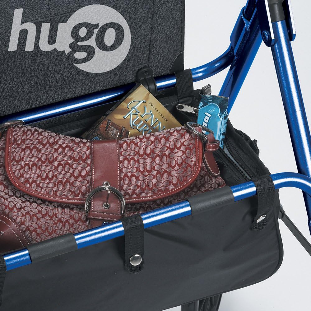 Drive Medical Hugo Elite Rollator Walker with Seat and Basket