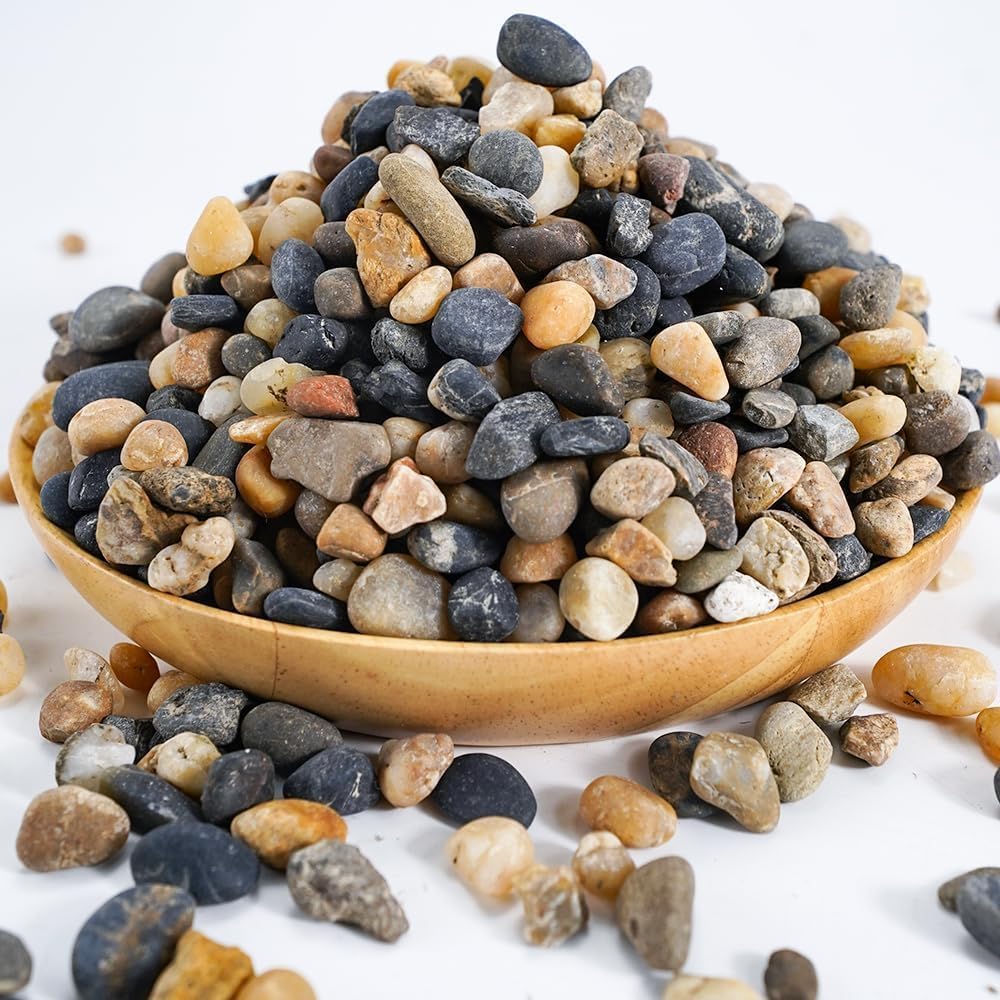 Mix Horticultural Lava Pebbles Pumice Potting Soil Amendment Succulent Cactus Bonsai Gritty Rock Decorative Gravel Plant Drainage Volcanic Rock for Terrarium Fairy Gardening Top Dressing 2.2lb