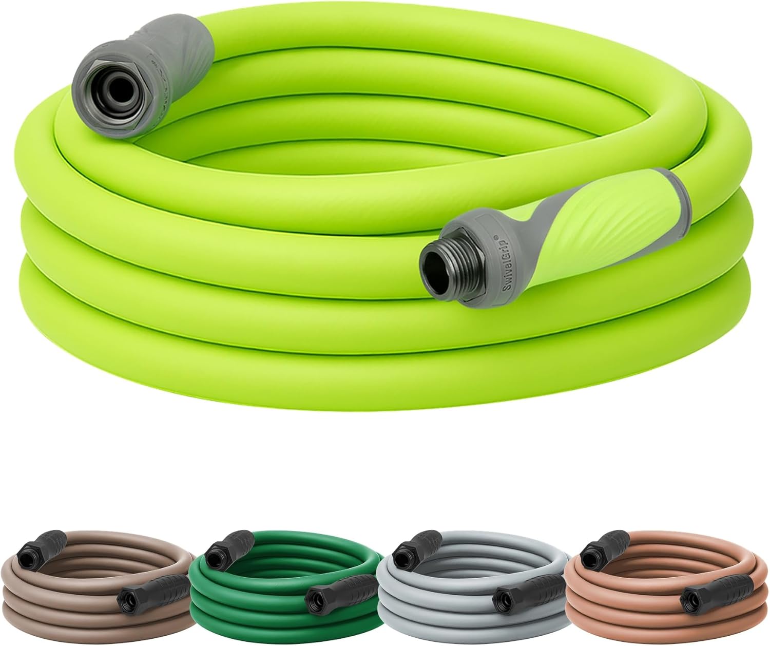 Flexzilla Garden Hose 5/8 in. x 50 ft., Lightweight All-Weather Water Hose, Durable and Flexible, Leak-Free Connections