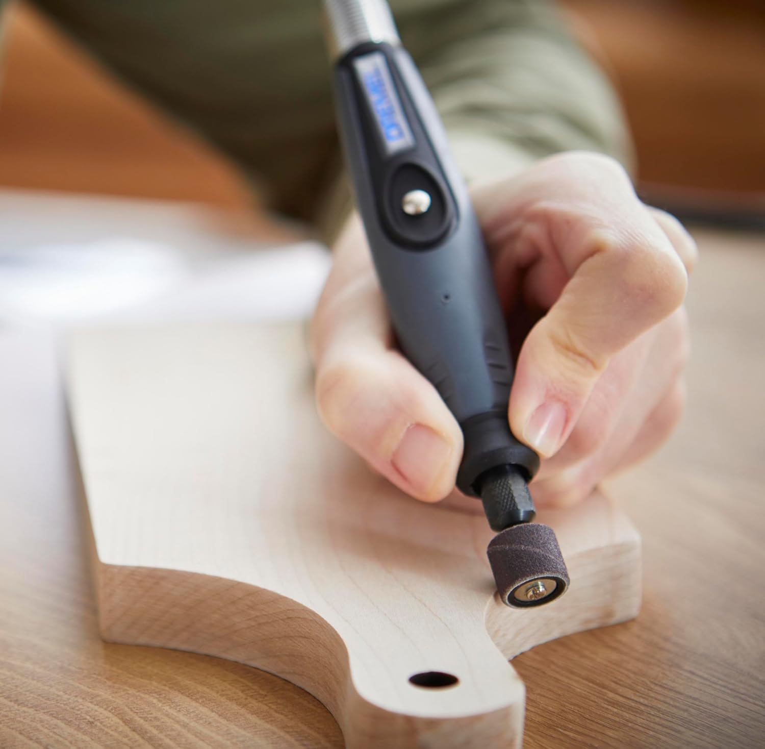 Dremel Flex Shaft Attachment with Comfort Grip and 36" Long Cable - Engraver, Polisher, and Mini Sander for Detail Metal Engraving, Wood Carving