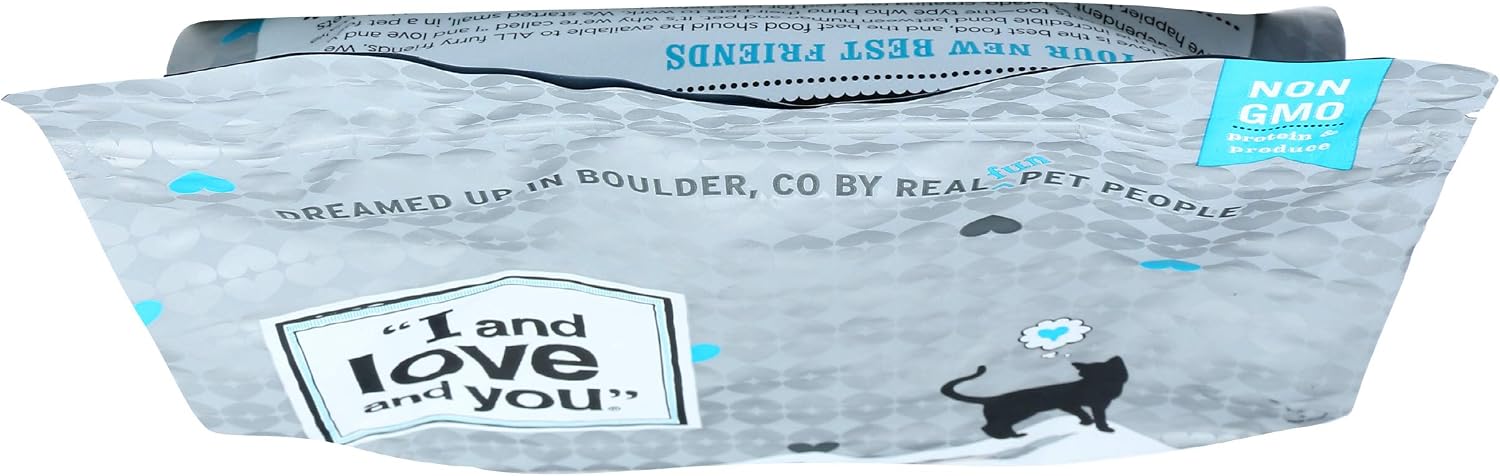 I and love and you Nude Super Food Dry Cat Food - Turkey + Chicken - Grain Free, High Protein, No Fillers, Superfoods, 5lb Bag