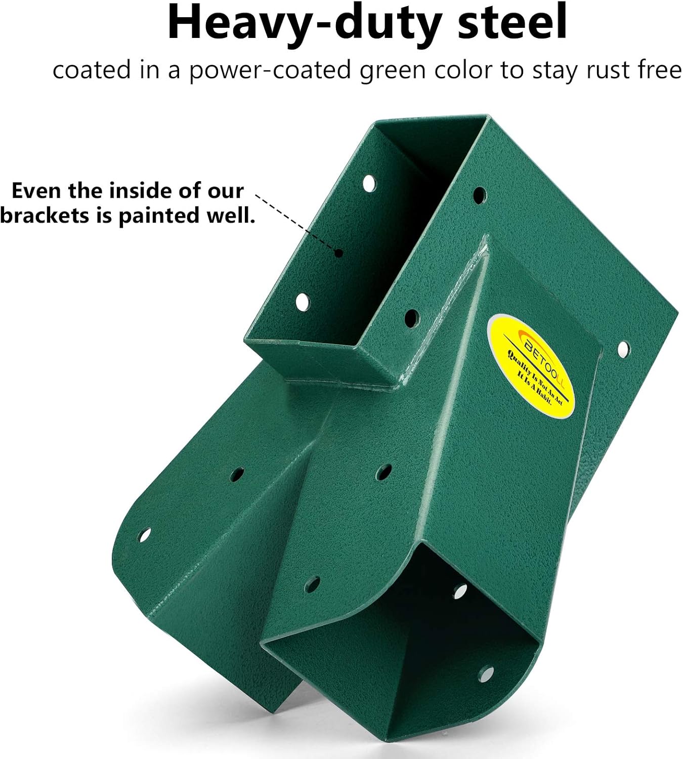 BETOOLL Swing Set Bracket with All Mounting Hardware Middle Bracket