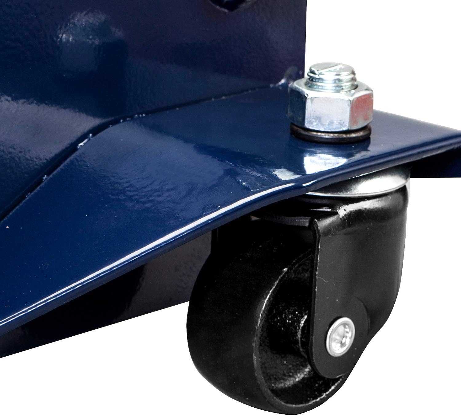 TCE TCET825051 Torin Hydraulic Low Profile Trolley Service/Floor Jack with Single Piston Quick Lift Pump, 2.5 Ton (5,000 lb) Capacity, Blue
