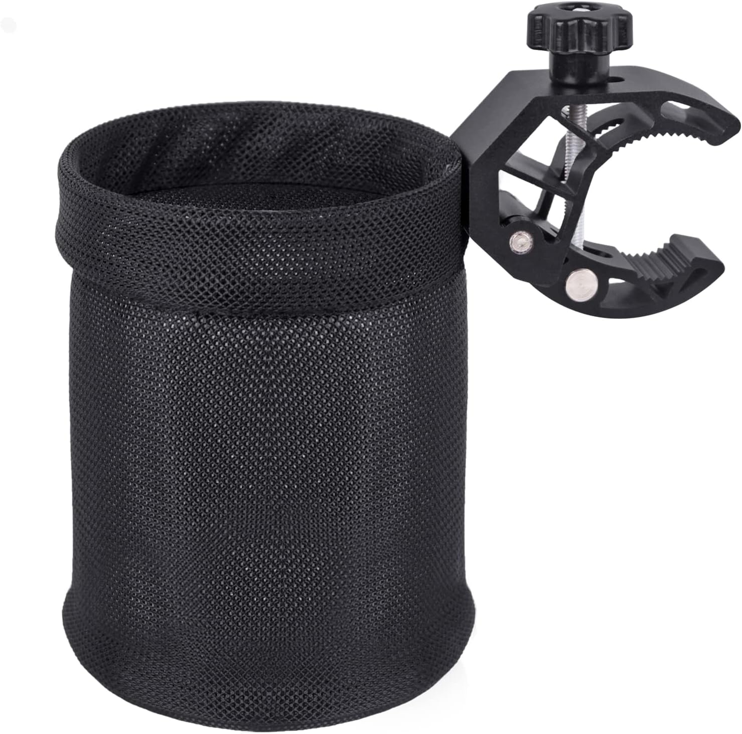 UNIGT Motorcycle ATV Cup Holder with 0.6"-1.75" Alligator Clamp, 32oz