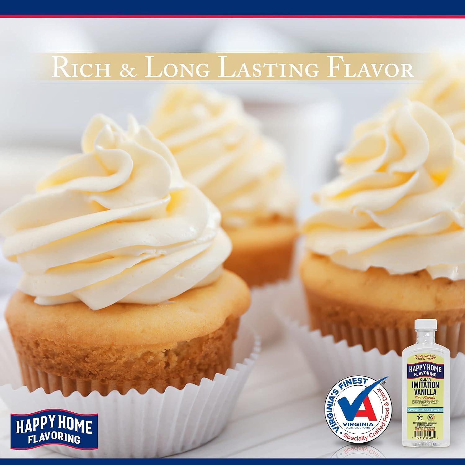 Happy Home Imitation Clear Butter Flavoring, Non-Alcoholic, Certified Kosher, 7 oz.