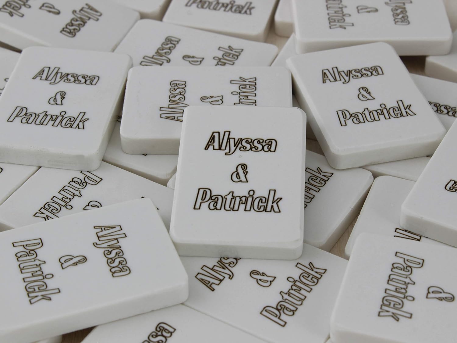 Antochia Crafts Personalized Rummy Tiles - Custom Rummy Game Tiles