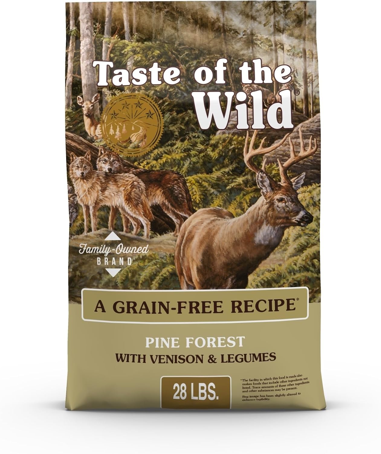 Taste of the Wild Pacific Stream Adult Dry Dog Food, Salmon, 5lb | Grain Free Recipe* | Nutrient Dense to Help Support Peak Health | Guaranteed Omega Fatty Acids to Help Support Skin & Coat