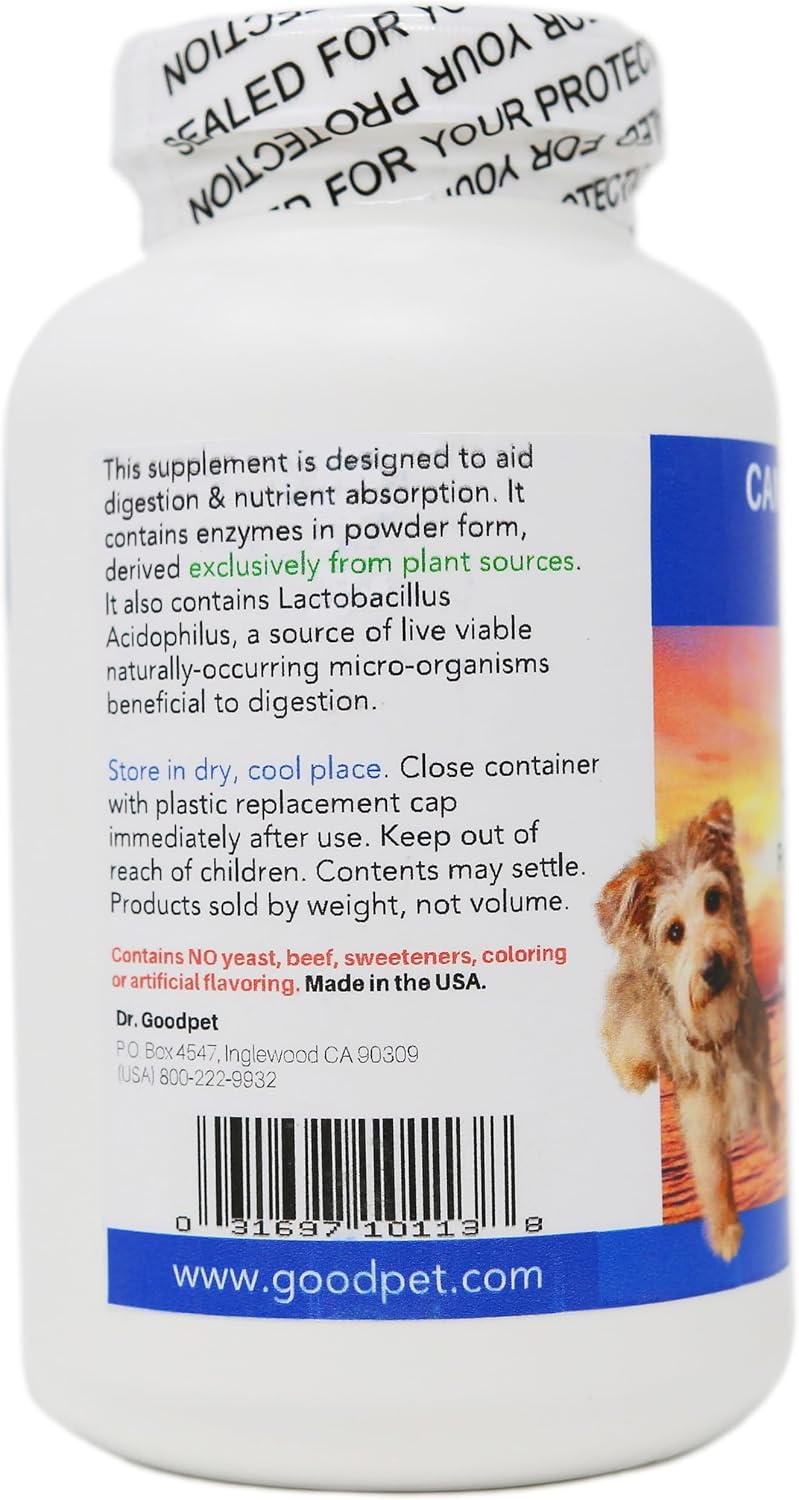 Digestive Enzymes + Probiotics for Dogs – Gut Health & Sensitive Stomach Support – Helps Relieve Gas