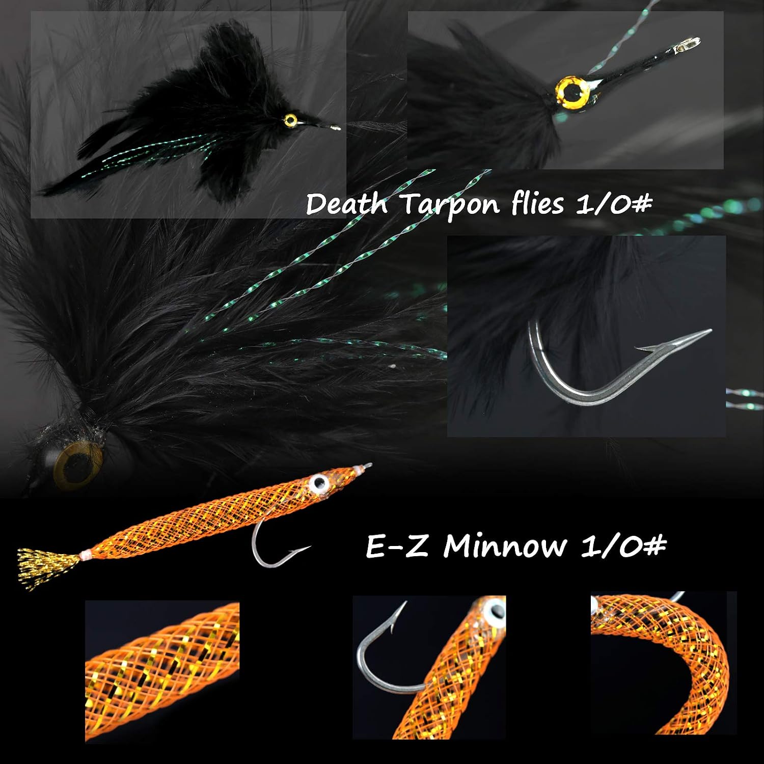 M MAXIMUMCATCH Maxcatch Predator Big Game and Saltwater Fly Fishing Rod: 7'11''/9'/9'2''/10', 4-Piece, 8/9/10/11/12 Weight
