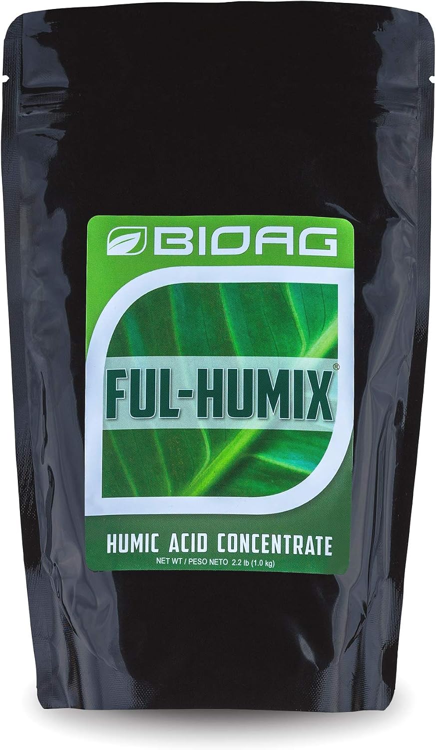BIOAG Ful-Humix Organic Humic Acid Soil Dry Amendment, Increases Yield, Nutrient Uptake for All Plants, Lawn (1 kg)