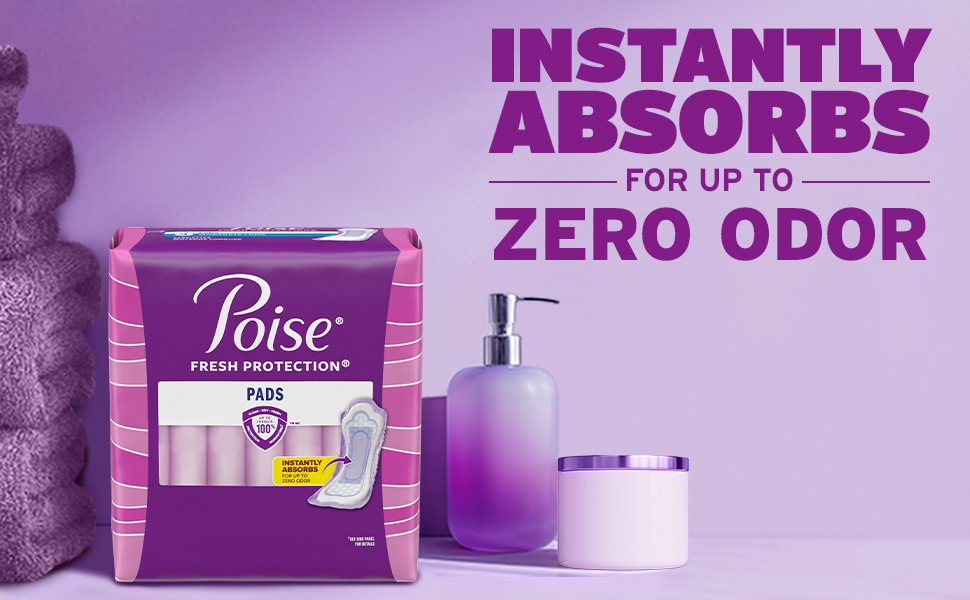 locks in odor and wetness with freshsense system