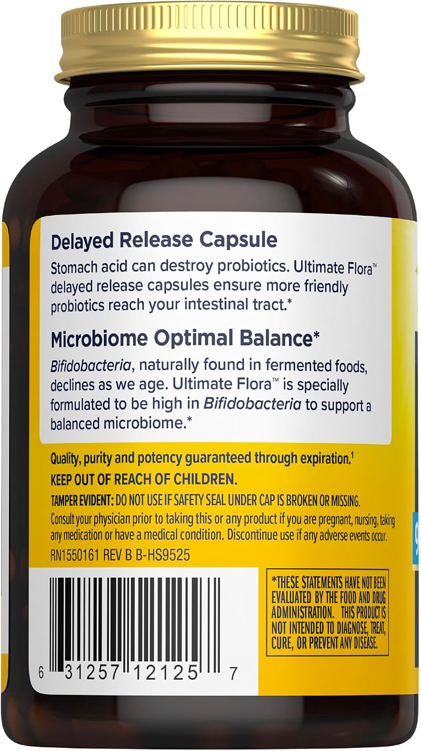 Renew Life Ultimate Flora Probiotic 80 Billion CFU | 31 Strains